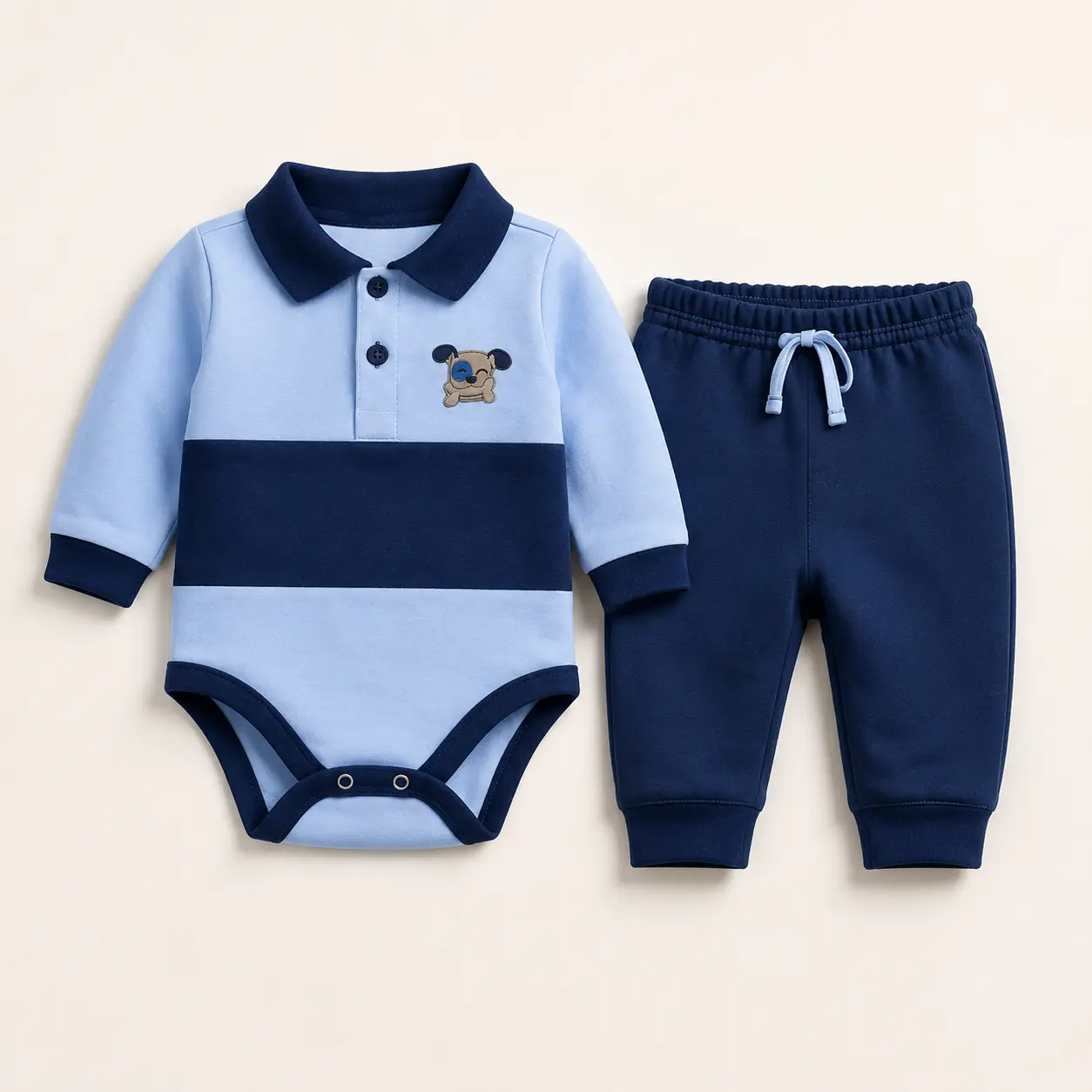 Conjunto body e calça Grife Kids Baby referência 30101